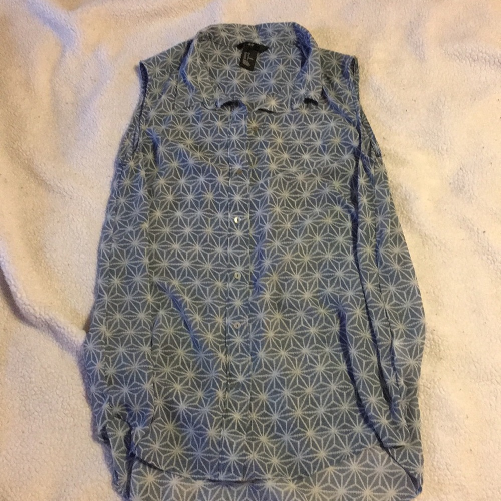 💖H&M sleeveless chiffon blouse💖